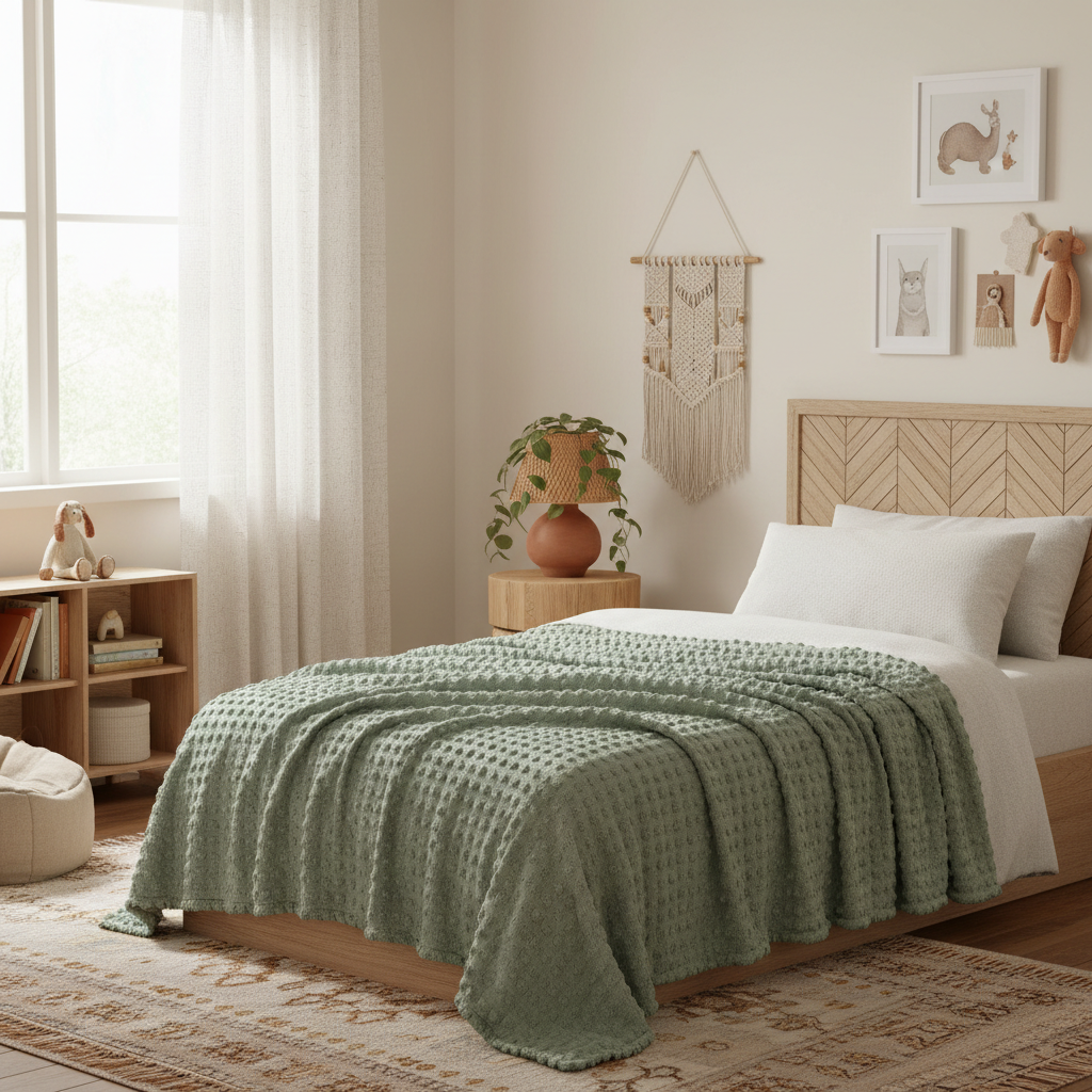 5 Signs It's Time to Replace Your Kids' Bedroom Blanket (And What to Look for in Soft Fleece Bubble Blankets Next)