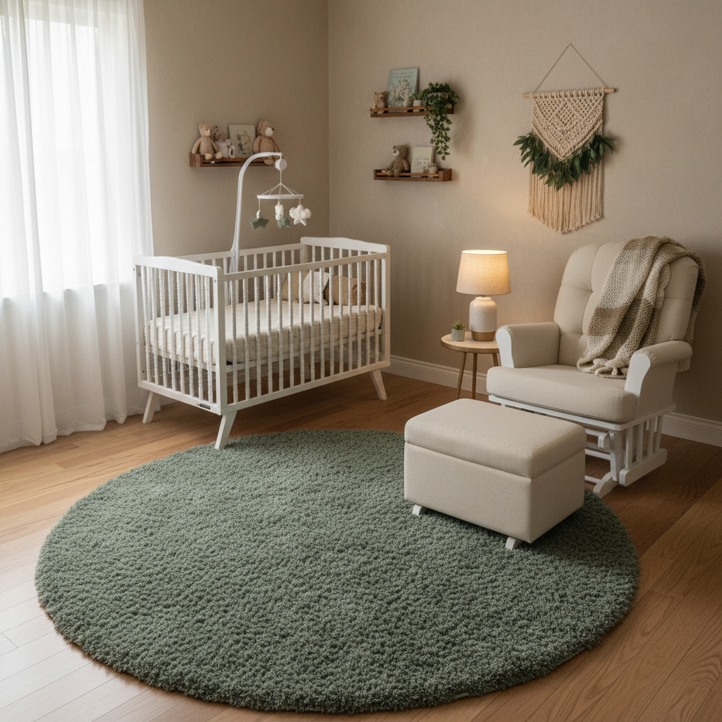 Round Fluffy Rugs for Nursery Decor in Every Room Style: A Room-by-Room Guide to Choosing the Softest, Safest Floor Cover for Baby
