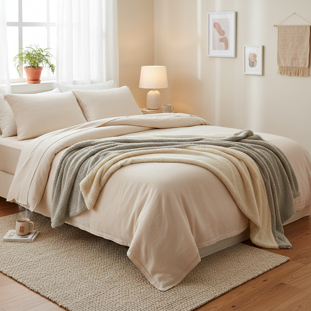 Sherpa Fleece Throw Blankets for Bed Sizing Decoded: How to Pick the Right Weight and Dimensions for Cold Sleepers, Dorm Rooms, and Cozy Bedroom Upgrades