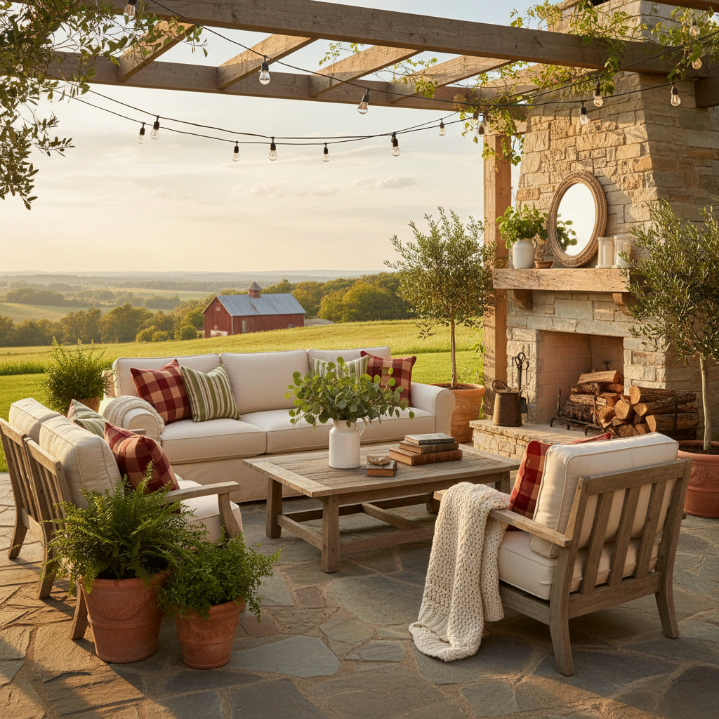Farmhouse Throw Pillow Covers for Outdoor Patio Decor on a Tight Budget: A Cozy, Stylish Look You Can Achieve Without Spending a Fortune