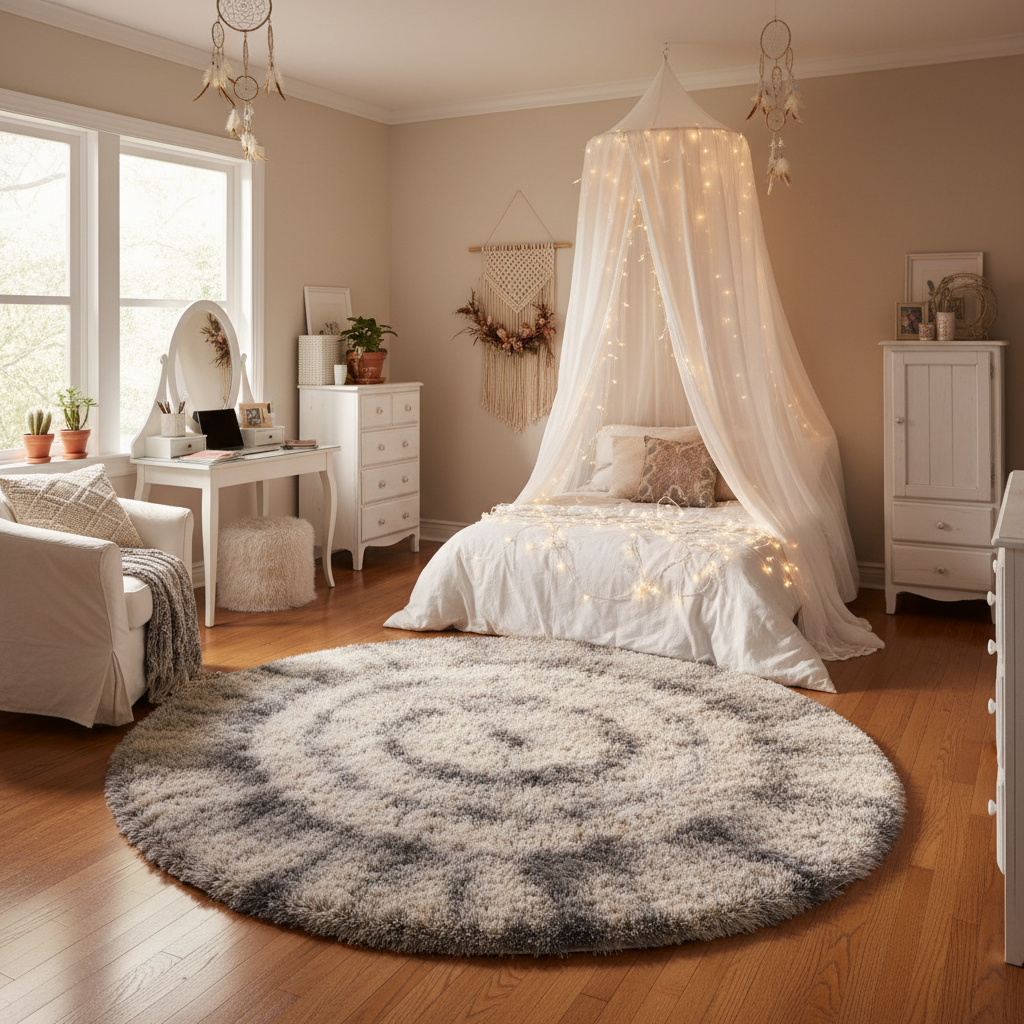 The 5 Sizing Mistakes That Parents Make When Buying Round Fluffy Shag Rugs for Teen Girls Rooms (And What to Measure Instead)
