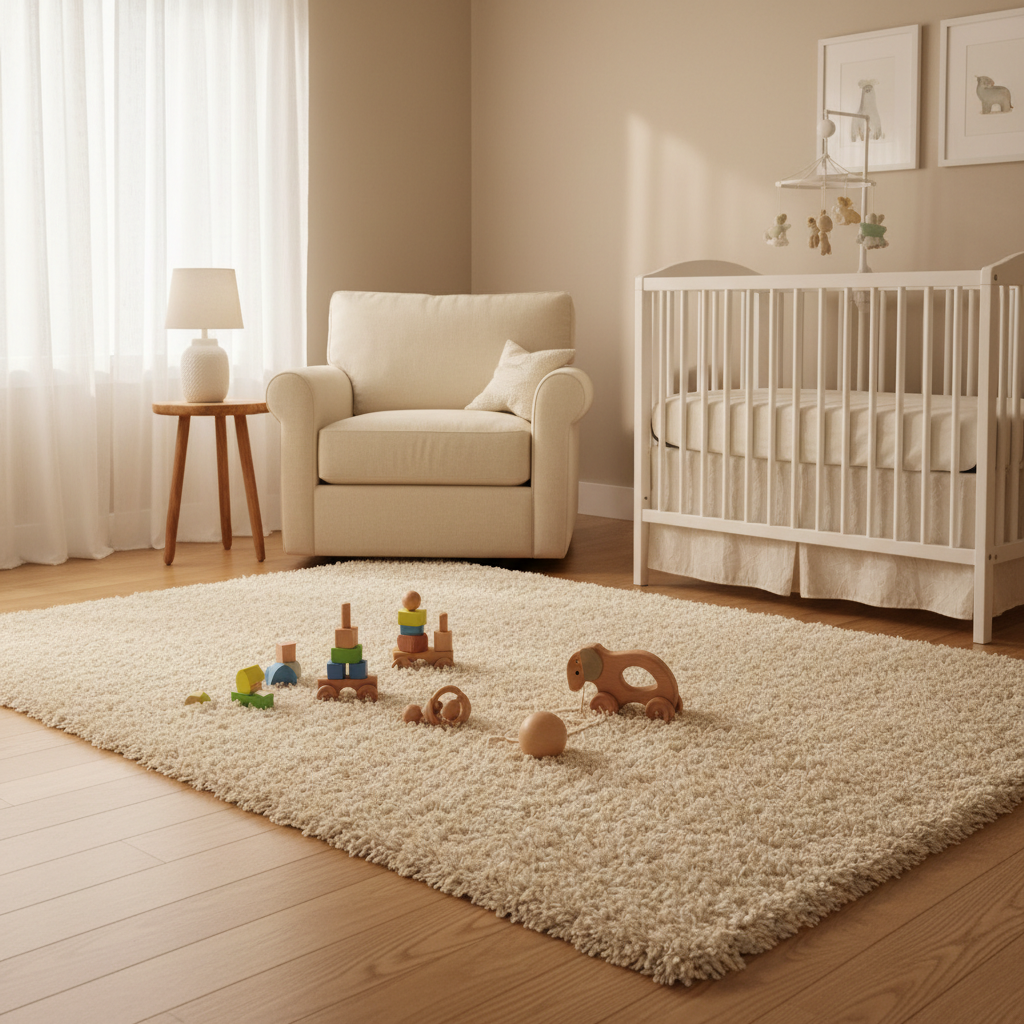 Scratchy Floors, Restless Naps in Nursery Rooms: Repair the Rug Choice, Skip the Replacement
