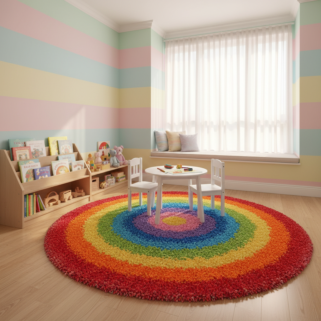 Pile Height, Pattern, and Practicality: What I Wish I'd Known Before Buying Colorful Shag Area Rugs for a Kids Bedroom