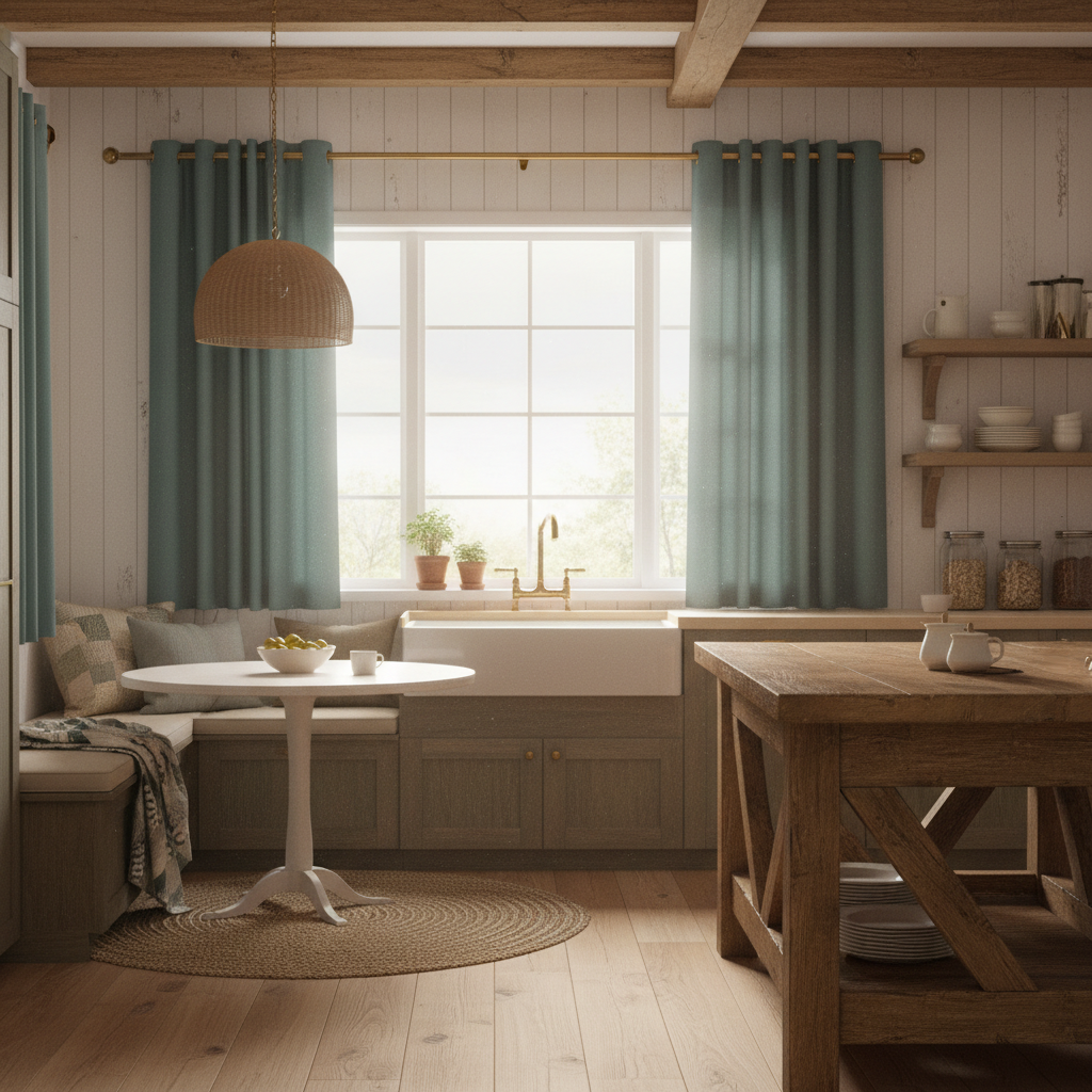 Your Kitchen Gets Too Hot, Too Bright, and Too Loud — Here's What Grommet Blackout Curtains with Thermal Insulation Actually Fix