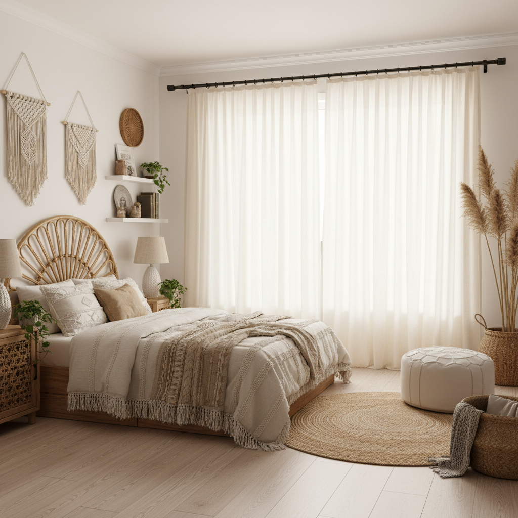 Sheer Curtains That Don't Look Cheap: Choosing Boho Sheer Curtain Panels for Bedroom Windows