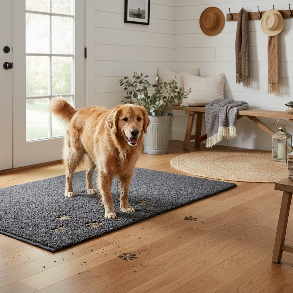 From Muddy Disaster to Clean Entryway: Choosing the Right Washable Dog Door Mat for Heavy Paw Traffic
