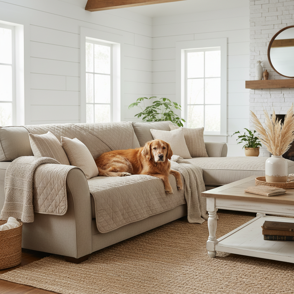 Two Sides, One Cover: What to Actually Look for in Reversible Sectional Sofa Covers for Dogs