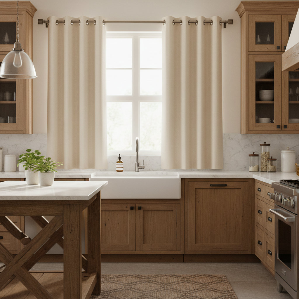 From Drafty and Dim to Cozy and Efficient: A Step-by-Step Thermal Insulated Grommet Curtains Guide for Kitchen Spaces