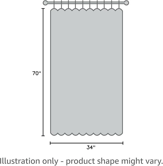 NICETOWN Blackout Window Curtains & Drapes 70" Long, 2 Panels, 34 inch, Silver Grey, Grommet Top Room Darkening Thermal Insulated for Bedroom/Living Room