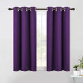 NICETOWN Blackout Curtain Panels for Bedroom, 2 Panels, W42 x L60 inches, Royal Purple, Thermal Insulated Grommet Top Blackout Draperies and Drapes