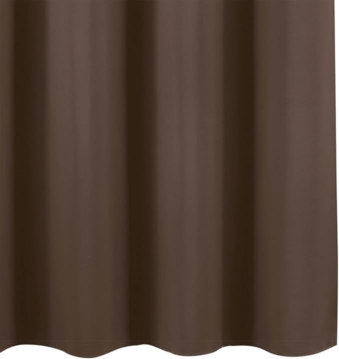 LEMOMO Chocolate Brown Blackout Curtains 42 x 54 Inch Length Set of 2 Panels Grommet Bedroom Curtains for Living Room