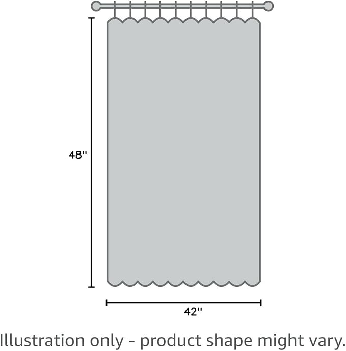 NICETOWN Greyish Blue Blackout Curtains Panels for Window, Thermal Insulated Rod Pocket Blackout Drapes/Draperies for Living Room (2 Panels, W42 x L48 inches)