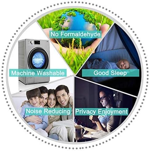 Yakamok 100% Blackout Extra Wide Thermal Insulated Curtains, Total Shade Patio Door Curtain, Full Light Shading Sliding Door Drape Room Divider Room Kids Nursery, Stone Blue, W100 x L96, 1 Panel