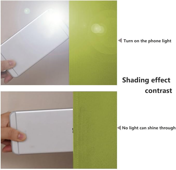 NICETOWN Full Shade Curtain Panels, 37" Wide x 80" Long, Fresh Green, Pair of Thermal Insulated & Energy Efficiency Blackout Drapes for Living Room, Lined Silky Performance Window Dressing