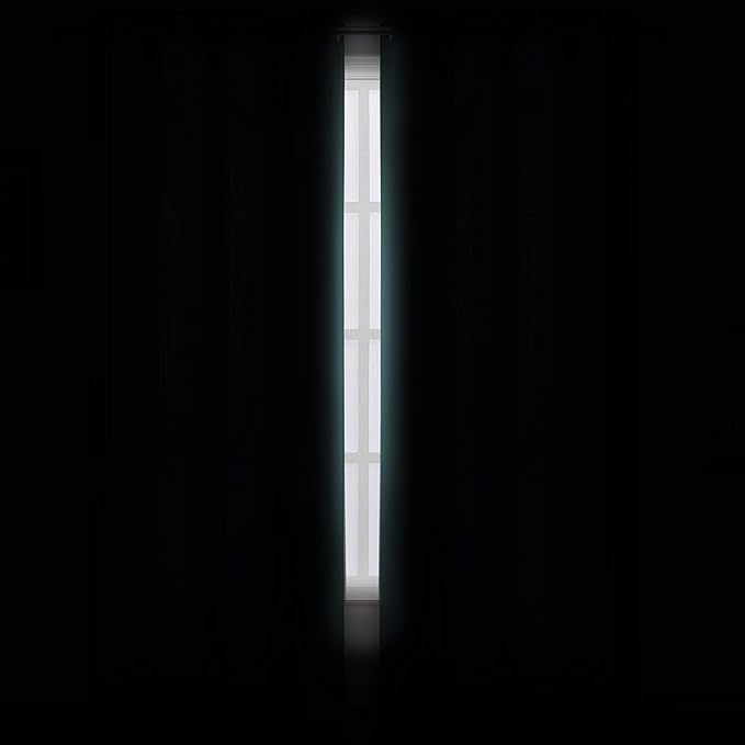 LEMOMO Sea Teal Thermal Blackout Curtains/52 x 95 Inch/Set of 2 Panels Room Darkening Curtains