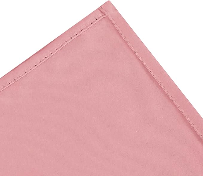 LEMOMO Pink Thermal Blackout Curtains/42 x 72 Inch/Set of 2 Panels Room Darkening Curtains for Bedroom