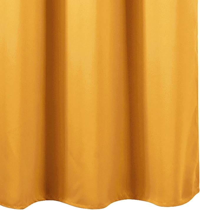 LEMOMO Blackout Curtains 52 x 120 Inch Long Yellow Curtains Set of 2 Panels Room Darkening Curtains for Bedroom and Living Room