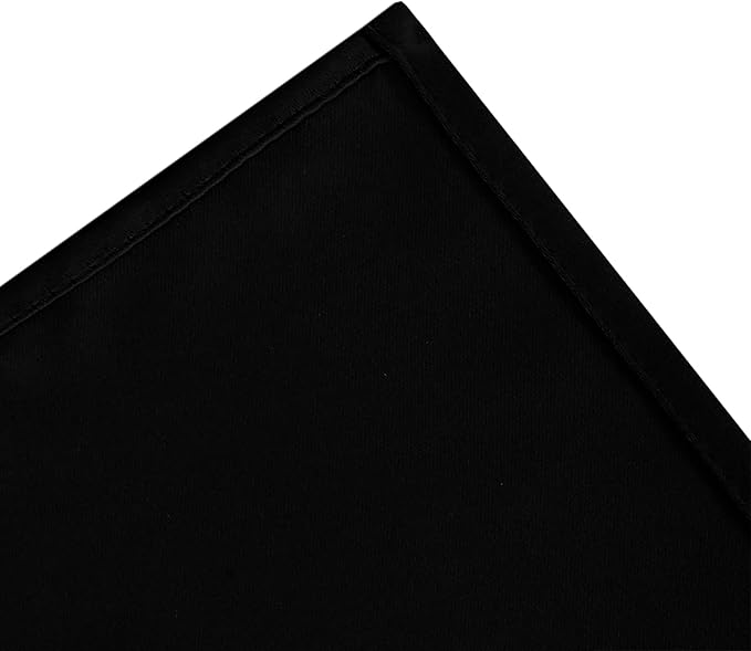 LEMOMO Blackout Curtains 52 x 120 Inch Long Black Curtains Set of 2 Panels Room Darkening Curtains for Bedroom and Living Room