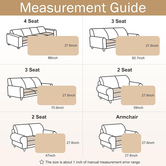 hyha Couch Covers for Dogs Washable, Non Slip Plush Dog Sofa Protectors, Fuzzy Pet Couch Covers for 3 Cushion Sofa Pet Friendly (Apricot, 27.6" x 59")