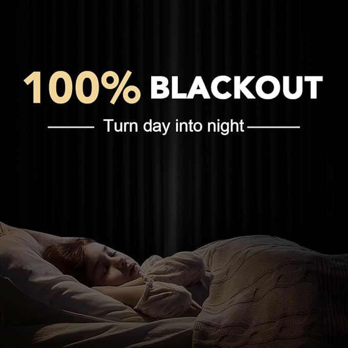 H.VERSAILTEX Linen Curtains 100% Blackout Curtains for Bedroom 45 inch Long Full Light Blocking Nature Linen Blended Window Curtains for Living Room Nickel Grommet (2 Panels, Heathered Baby Pink)