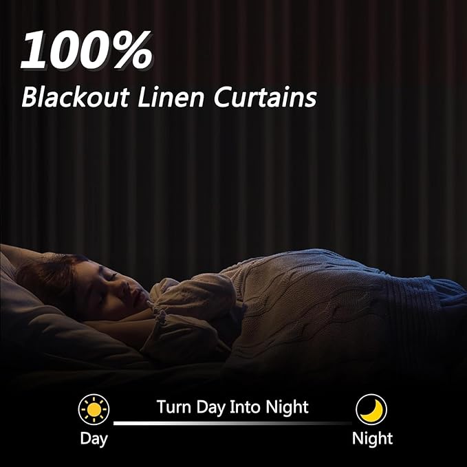 Sage Green 100% Blackout Curtains 40 Inch Wide by 90 Inch for Living Room Bedroom Back Tab Thermal Insulated Black Out Linen Drapes Room Darkening Window Curtains