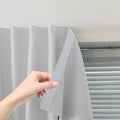 Blackout Curtains for Bedroom Sticky Curtain Blackout Window Cover Self Adhesive Curtains Rod No Drillng, 59" W X 84" L, Light Grey, 1 Panel