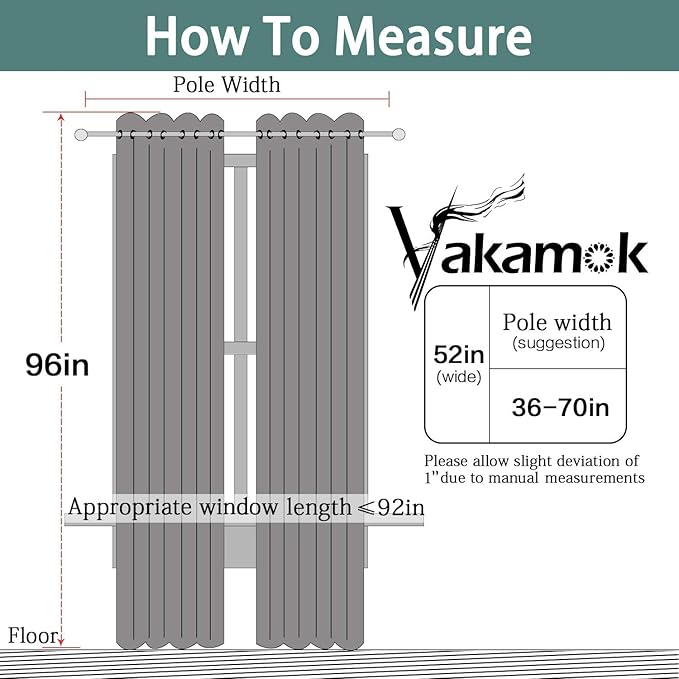 Yakamok Orange 100% Blackout Curtains, Total Blackout Lined Curtain Panels for Bedroom, 2 Thick Layers Grommet Top Thermal Insulated Blackout Drapes for Living Room(52Wx96L, Burnt Orange, 2 Panels)