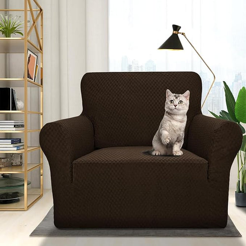 1 Piece Jacquard Chair Slipcovers for Living Room High Stretch Chair