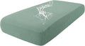 hyha Waterproof Couch Cushion Covers for Pets, Non Slip Sofa Seat Cover for Dogs Washable, Soft Thick Stretch Jacquard Fabric, Sofa Slipcovers with Elastic Bottom (1 Piece for Medium, Green)