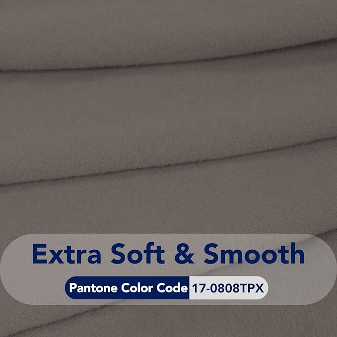PureFit Super Stretch Sofa Slipcover – Spandex Non Slip Soft Couch Sofa Cover, Washable Furniture Protector with Non Skid Foam and Elastic Bottom for Kids, Pets （Sofa, Taupe）