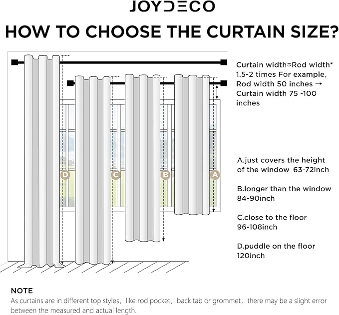 Joydeco Blackout Curtains for Bedroom - 100% Light Blocking 2 Panels Light Beige Drapes 42"W x 84"L, Thermal Insulated Room Darkening Curtains, Linen Textured for Living Room, Rod Pocket & Back Tabs
