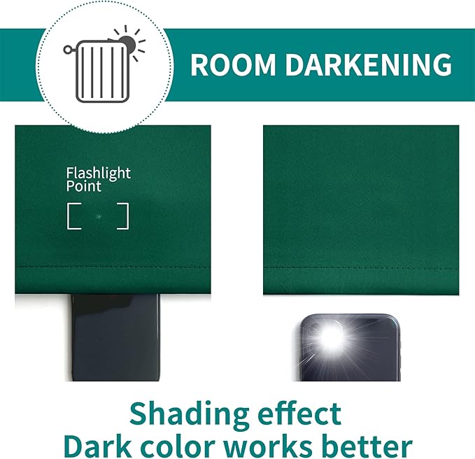 BGment Green Blackout Curtains 96 Inches Long, Grommet Thermal Insulated Room Darkening Curtains for Bedroom, Set of 2 Panels, Each 55 x 96 Inch