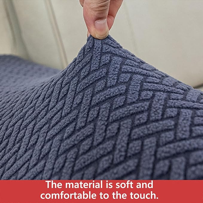 Soothing Home Sofa Covers, Sofa Hero Covers, Wear-Resistant Universal Couch Covers Washable Stretch Sectional Couch Cushion Covers (Grey,Arm Rest Covers 2pcs)