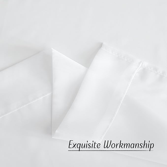 NICETOWN Sheer Curtains Extra Long - Ring Top Voile Textured Large Window Treatments Vertical Dressings for Wedding/Villa/Living Room (108" Wide Total 2 Pieces, 120" Long, White)