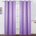 LEMOMO Blackout Curtains 38 x 84 inch/Lavender Curtains Set of 2 Panels/Thermal Insulated Room Darkening Bedroom Curtains