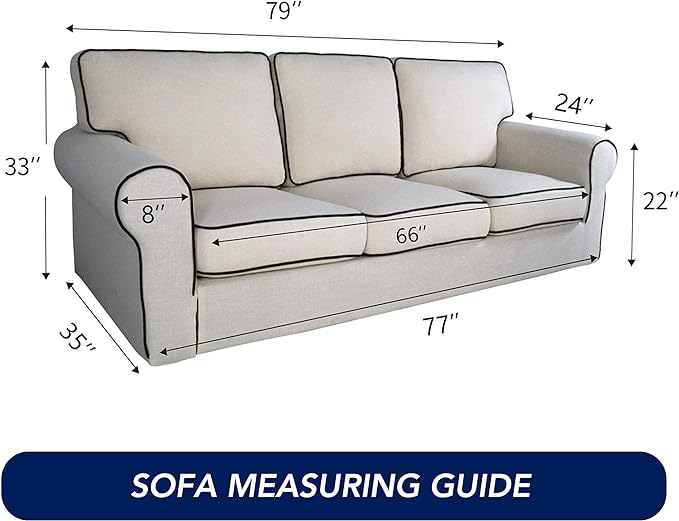 PureFit Reversible Quilted Sofa Cover, Water Resistant Slipcover Furniture Protector, Washable Couch Cover with Non Slip and Elastic Straps for Kids, Dogs, Pets (Sofa, Dark Gray/Beige)