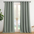 NICETOWN Room Darkening Draperies Curtains Panels, 2 Panels Sage Green W52 x L102