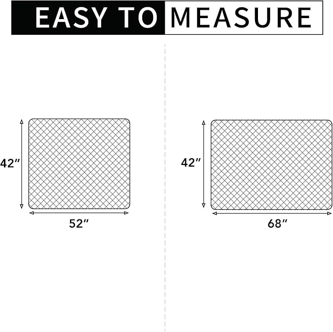 Easy-Going Sectional Couch Covers for Dogs L Shape Sofa Cover Reversible Sofa Slipcover Chaise Lounge Cover Furniture Protector Cover for Pets Dog Cat (42 x 68 inches, Pink/Pink)