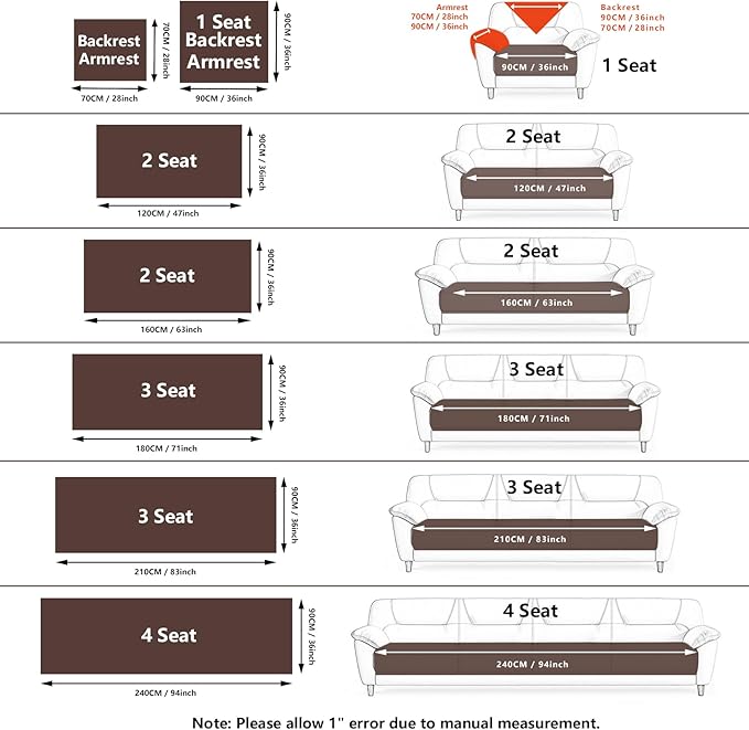 Velvet Couch Cover, Washable Sectional Sofa Cover, Anti Slip Sofa Slipcover for 3 Cushion Couch Sofa L Shaped Armrest Backrest, Furniture Protector Covers for Pets Kids(1PC,Pink,36"×47")