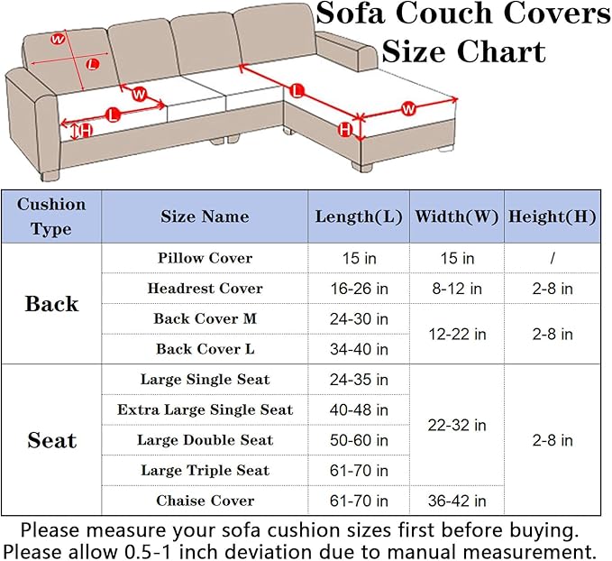 Soothing Home Sofa Covers, Sofa Hero Covers, Wear-Resistant Universal Couch Covers Washable Stretch Sectional Couch Cushion Covers (Yellow,Large Triple Seat Cover)