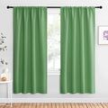 NICETOWN Blackout Curtains for Living Curtains, Froest Green, 2 Panels, 42 by 72, Room Darkening Window Curtain Panels, Easy-Care Solid Thermal Insulated Draperies/Drapes for Daughter Room