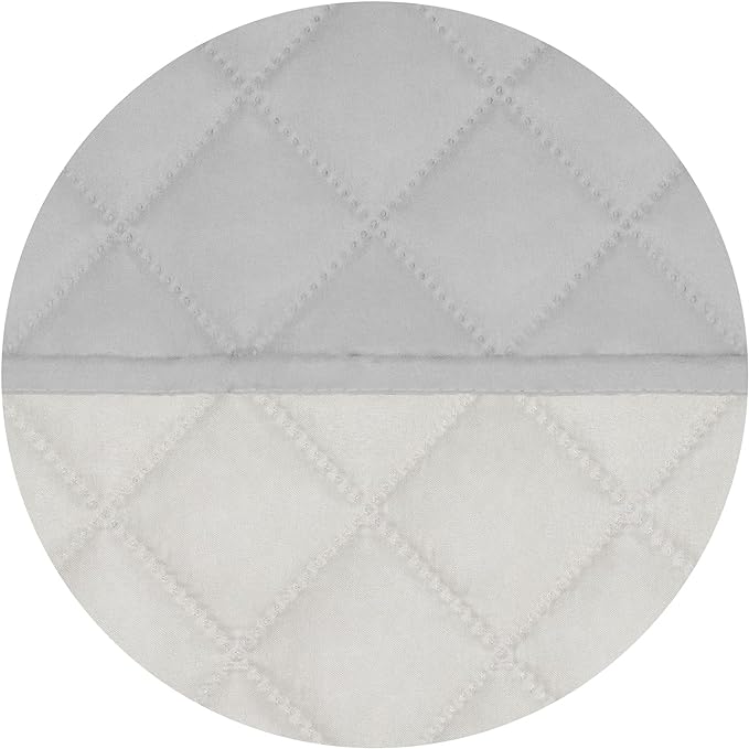 PureFit Reversible Quilted Sofa Cover, Water Resistant Slipcover Furniture Protector, Washable Couch Cover with Non Slip and Elastic Straps for Kids, Pets (Loveseat, Light Gray/Ivory)