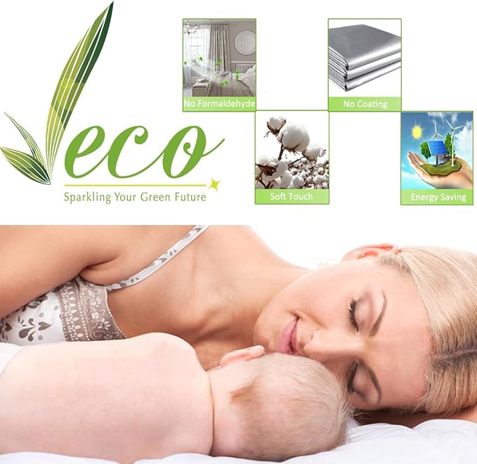 NICETOWN Moroccan Blue Full Shade Curtain Panels, Pair of Energy Smart & Noise Blocking Out Blackout Drapes for Dining Room Window, Thermal Insulated Guest Room Lined Window Dressing(70 x 84 inch)