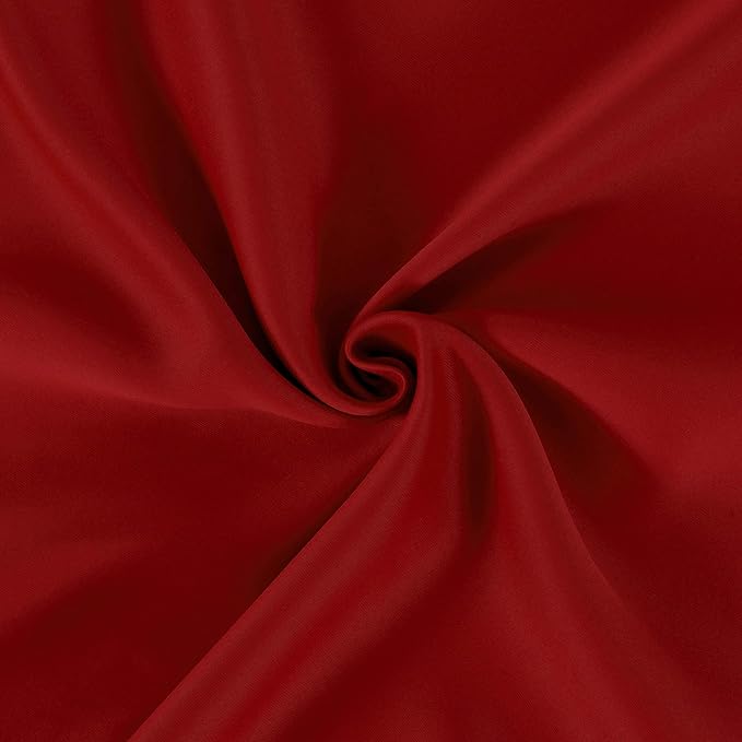 LEMOMO Red Blackout Curtains 42 x 54 Inch Length Set of 2 Panels Grommet Bedroom Curtains for Living Room