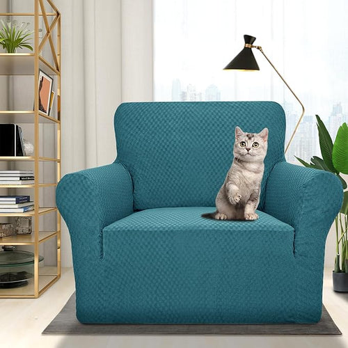 1 Piece Jacquard Chair Slipcovers for Living Room High Stretch Chair