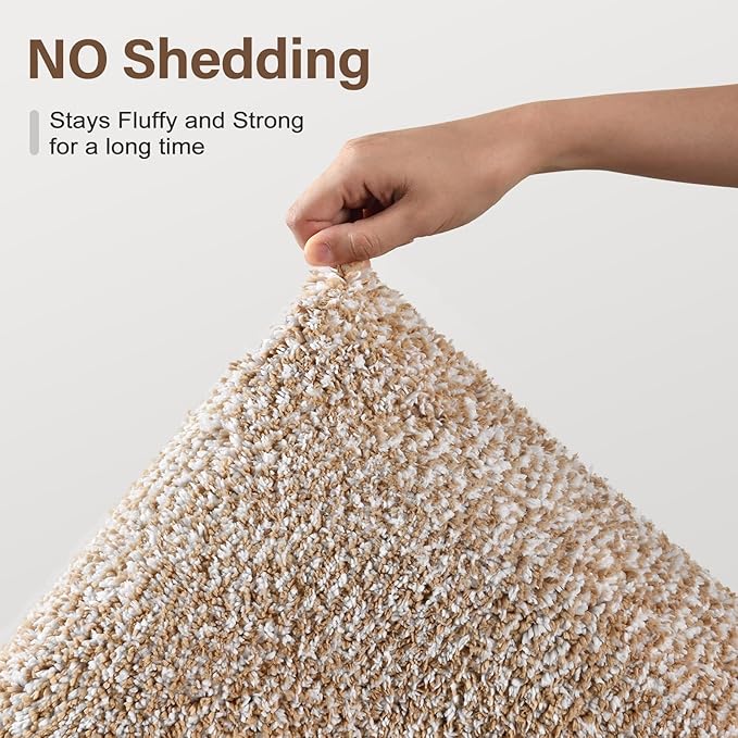60x24 Long Bathroom Rugs Washable Non Slip, Beige Bath Mat for Bathroom Floor Tub, Soft Absorbent Quick Dry Mats for Shower,Bathtub,Home Decor