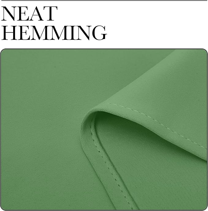 NICETOWN Bedroom Curtains Blackout Drapery Panels, 2 Panels, 70 x 108 inches, Forest Green, Three Pass Microfiber Thermal Insulated Solid Ring Top Blackout Window Curtains/Drapes