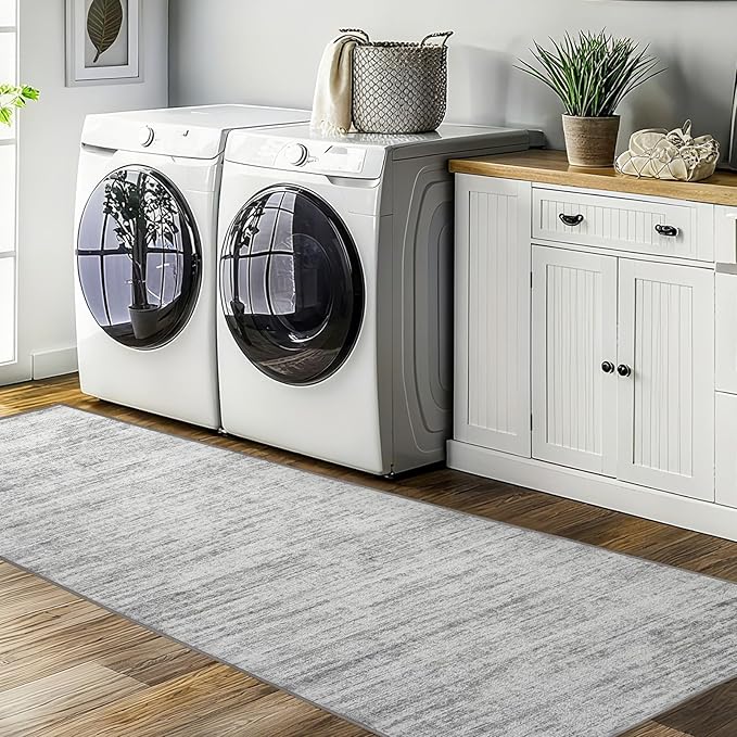 Washable Runners for Hallway 2x6 Runner Rug,Ultra-Thin Kitchen Runner Rugs,Non-Slip Backing Entryway Rug Runner,Abstract Carpet for Hallways,Bedroom,Dining,Laundry Room