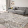 5 x 7 Area Rugs for Living Room, Machine Washable Non Slip Rug Ultra Soft Low Pile Indoor Carpet Modern Abstract Rugs for Bedroom Office Room Dining Room Beside, Beige