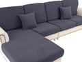 Couch Cushion Cover Seat Cushion Cover Stretch Armchair Cover Separate Sectional Sofa Slipcovers Furniture Protector(1 Piece for Seat or Sofa Backrest, Dark Grey)